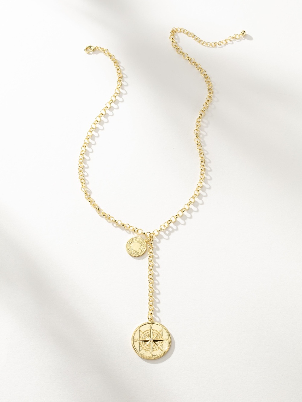Uncommon James Gold Compass Necklace